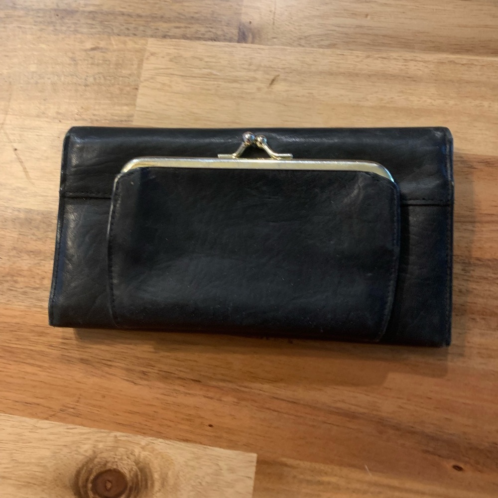 Burton black leather vintage Wallet - Picture 5 of 6